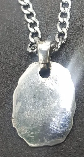 Dije Runa Vikinga Mannaz En Plata 3.5 X 2 Cm 6,5 Gr Art 1178