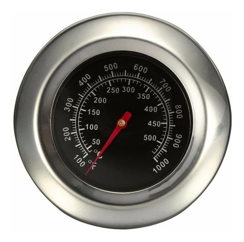 Termometro Analogico En Acero Inox Para Horno 50°c A 500°c