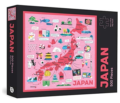 Japan Mapa De 500 Piezas 7286h