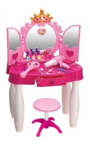 Tocador Peinador Glamor Mirror Con Musica Para Tus Princesas