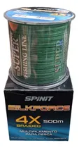 Comprar Multifilamento Bobina Pesca Spinit Silkforce 4x 500 Metros Color Verde Musgo 0.40mm 80 Libras