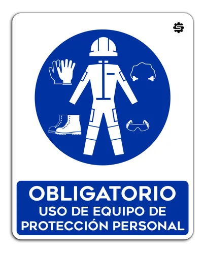 comprar Señalamiento Uso Obligatorio De Equipo De Proteccion 25x35