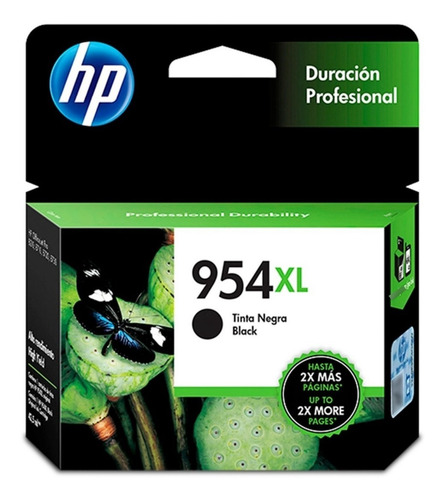 Imagen 1 de 8 de Cartucho Hp 954xl Negro Original L0s71al 7740 8210 8710 8720