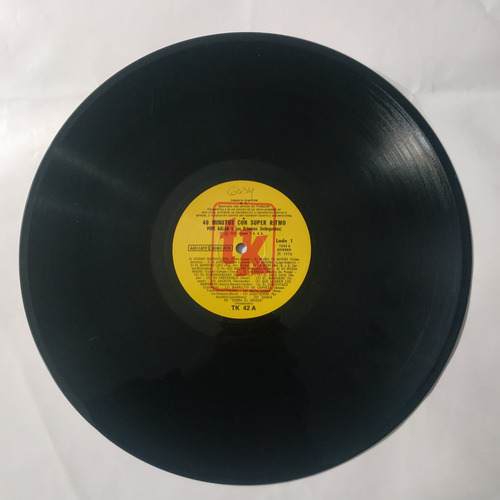 Música Disco Vinilo,40 Minutos Con Super Ritmo Pepe Galan (Usado)