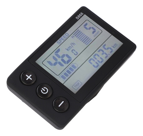 Panel De Pantalla Lcd Para Bicicleta Eléctrica S866 24v 36v