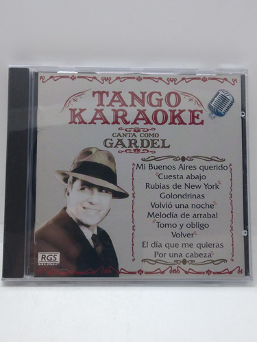 Tango Karaoke Carlos Gardel Cd Nuevo
