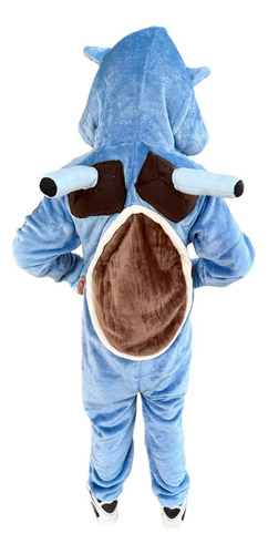 Pijama Kigurumi Mameluco Blastoise Infantil Gorro Bordado