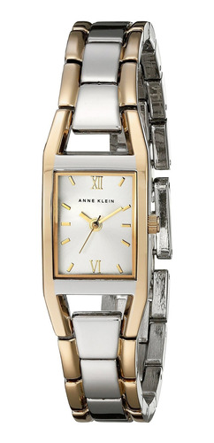 Reloj Mujer Anne Klein 10-6419svtt Cuarzo Pulso Plateado En 