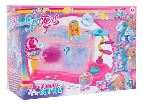 Seasters -acuario De Burbujas Magicas Glitter W2
