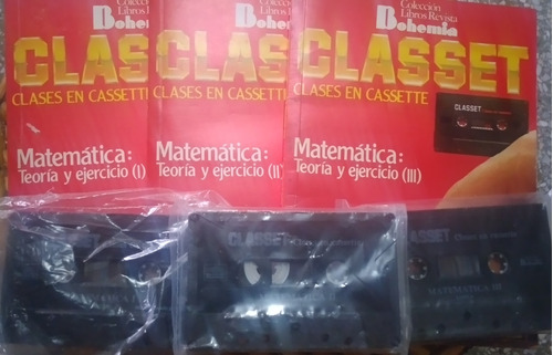 Classet Clases En Cassette Matemática I, Ii Y Iii