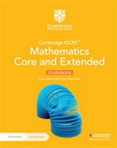 Cambridge Igcse Mathematics :core & Extended -    Coursebook