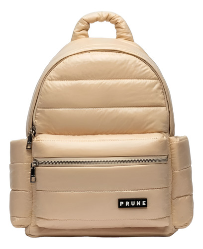 Mochila Urbana Prüne Modelo Blow - Estilo Y Comodidad Arena Liso