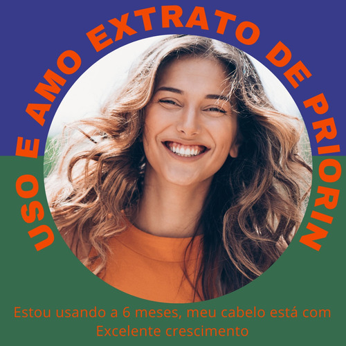 Extrato De Priorin Vitamina Cresce Cabelo Anti Queda Capilar