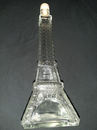 Botella Vacia De La Torre Eiffel 34cm Made In France