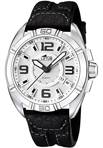 Reloj Lotus Para Hombre Original Correa De Cuero L/15689