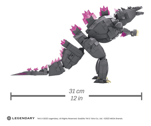 Figura De Acción Building Set Mega Godzilla X Kong De 32 Cm
