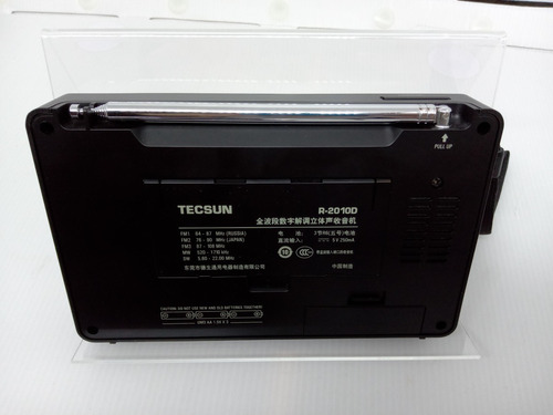 Imagem 4 de 7 de Rádio Receptor Tecsun Portátil R-2010d Am Fm Oc R2010
