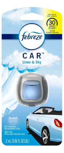 Aromatizante De Auto Febreze Aroma Linen & Sky 1 Unidad