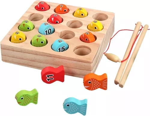 Jogo De Pesca Educativo Infantil Pescando Com A Matemática em