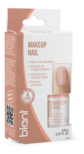 Base Fortalecedora E Niveladora Make Up Nail - 4free Blant.