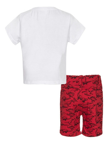 Conjunto Niño Playera Y Short Dinosaurios Los Groovies G003