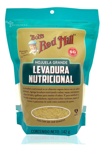 Levadura Nutricional Sin Gluten 142 G Bob's Red Mill