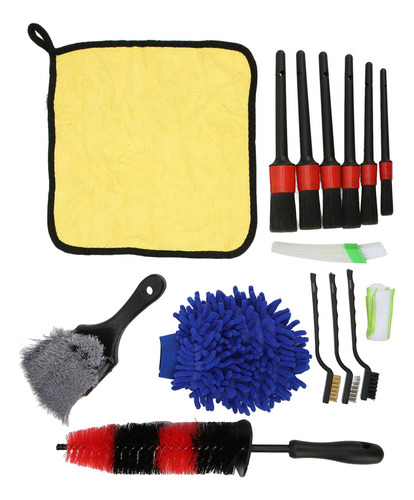 Kit De Herramientas Para Lavado De Autos, Juego De 15 Brocha