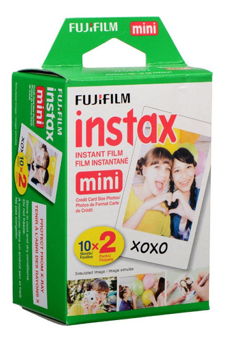 Película Instantánea Fujifilm Instax Mini Sobre X20 Filminas