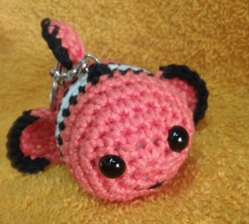 Imagem 2 de 3 de Chaveiro Amigurumi Peixe