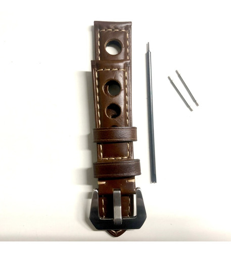 Pulseira Couro P/ Panerai Varios Modelos Brinde Ferram E Pin