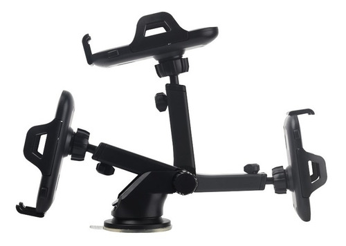 Imagen 2 de 8 de Soporte Celular Auto Ventosa Brazo Ajustable Calidad Premium