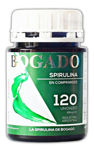 Spirulina Bogado 120 Comprimidos 500mg