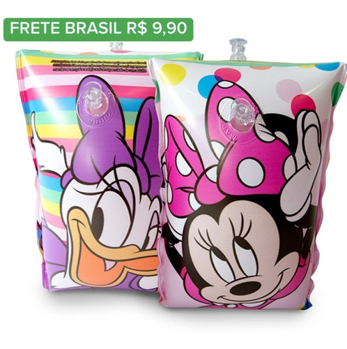 Boia De Braço Infantil Minnie 18x14 Rosa Dyin-004 Lm4