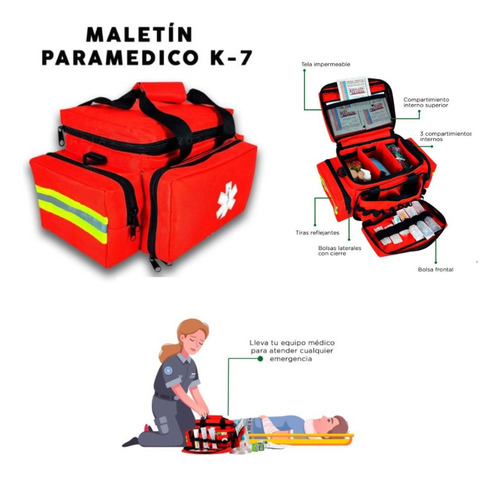 Botiquín Mochila K-7 Para Primeros Auxilios
