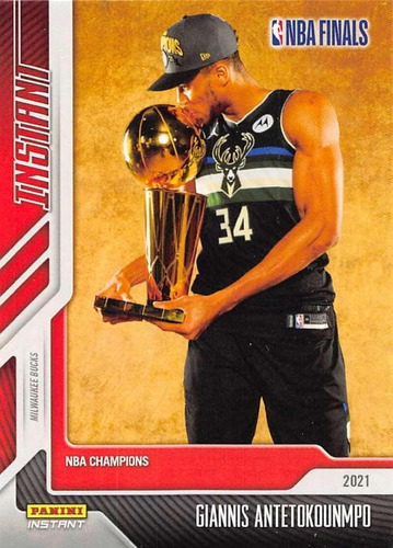 Campeones De La Nba Panini 2021 Milwaukee Bucks 2 Giannis An