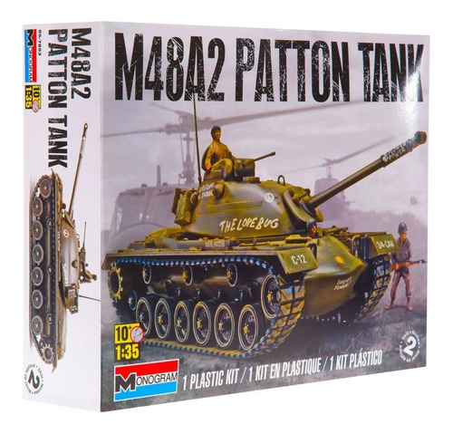 Tanque M48a2 Patton - Escala 1/35 Revell Monogram 85-7853