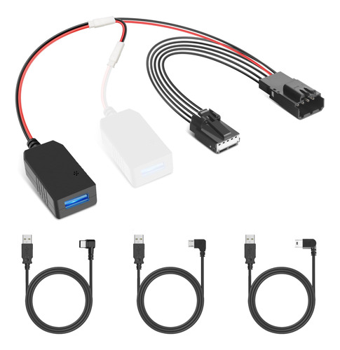 Adaptador Corriente Para Dashcam 5p Tipo F Ford Usb