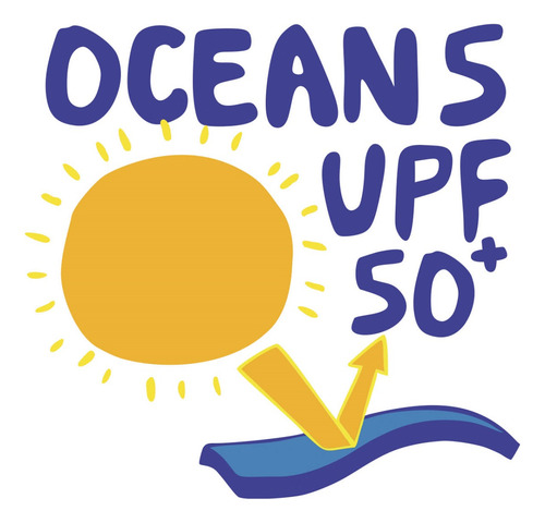 Remera Uv - Mangas Cortas - Upf50+ Ocean5 - Bebes