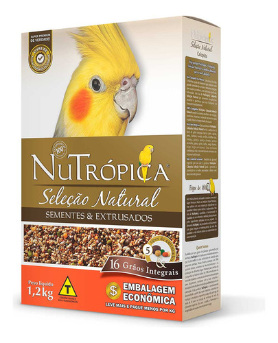 NuTropica Seleção Natural sementes y extrusados 1.2 kg