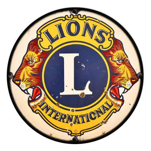 #311 - Cuadro Decorativo Vintage / Lions Garage León Cartel 