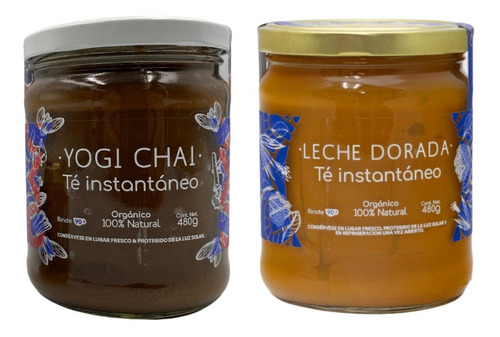 Yogi Chai Y Leche Dorada 480g - Pasta Activada E Instantánea