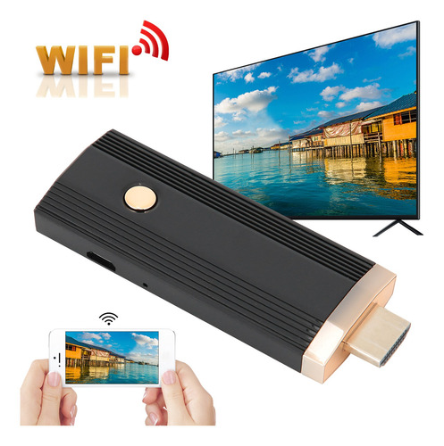 Adaptador Mini Displayport A Vga Hdmi Wifi Inalámbrico