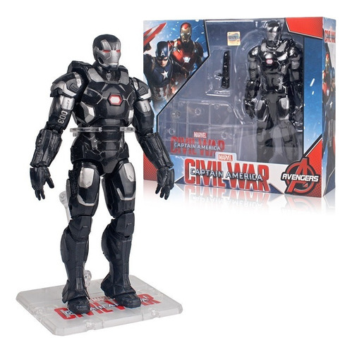 Figura De Acción Original De Marvel Avengers War Machine De