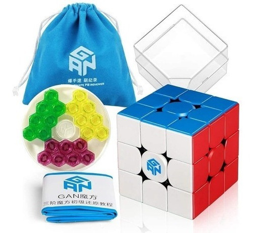 Gan 356 M Ges Cubo Rubik 3x3 Magnetico Stickerless Original