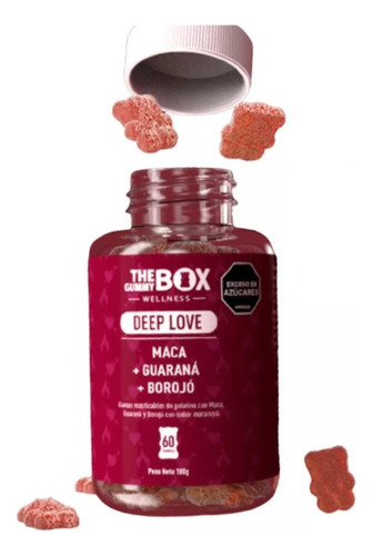 The Gummy Box Deep Love Maca+guarana+borojo