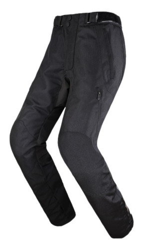 Pantalon Moto Cordura Hombre Ls2 Chart Negro Protecciones