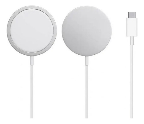 Funda Magsafe Para Iphone + Cargador Magsafe Transparente 15