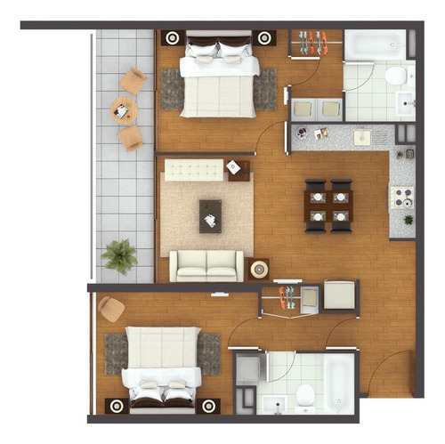 Departamento En Arriendo Talca Oriente, Sector Universidades