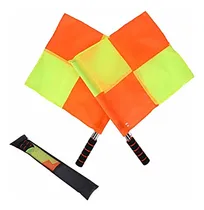 Comprar Banderín Bandera Juez Árbitro Línea Fútbol X2 Con Estuche