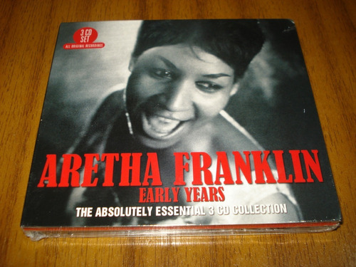Box Cd Aretha Franklin / Essential (nuevo Y Sellado) 3 Cd